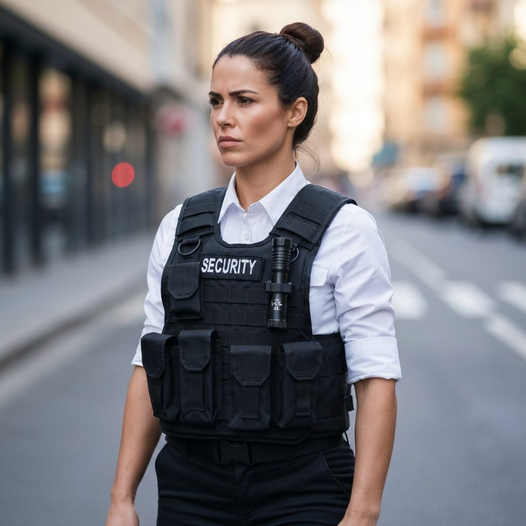 Female close protection officer